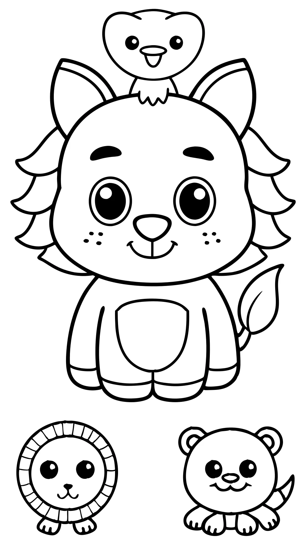 simple coloring pages for preschoolers